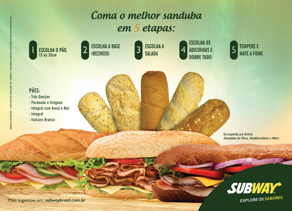 Como usar as 5 estratégias da Subway para vender mais - Hotmenu